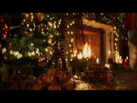 Warm & Cozy Christmas Fireplace Ambience | Merry Christmas From Ambient Renders |