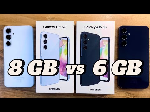 Samsung Galaxy A35 5G / 6GB RAM vs 8GB RAM