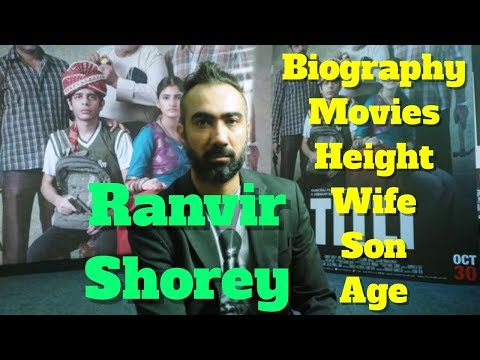 Ranvir Shorey Biography | Height | Age | Wife | Son and Movies