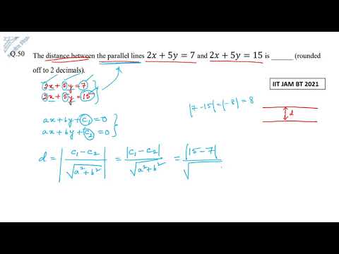 Maths | Problem 18 | IIT JAM BT 2021 solved | Qs. no 50