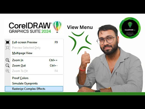 How to Use Proof Colour, Simulate Overprint ,Rasterize Complex Effects in CorelDraw 2024