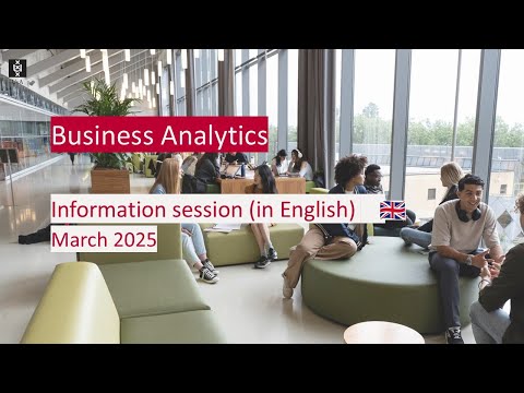 UvA | Bachelor’s in Business Analytics: online information session - in English (Maart ’25)