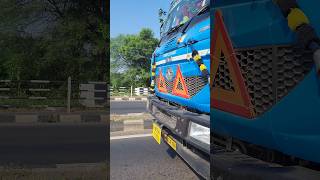 New Blue Color TATA Track With Trailer  #tata