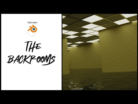 time-lapse of making the backrooms