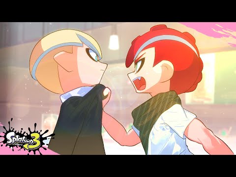 [Splatoon comic] Quarrel between men [Please switch on Eng sub]