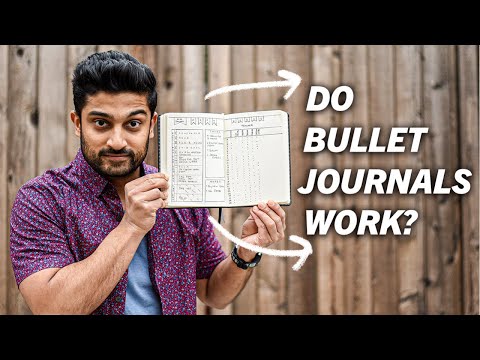 TRYING BULLET JOURNALS | I Tried A Minimalist Bullet Journal Set Up