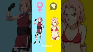 Naruto female characters × 🥵😱#anime #viralshort #narutoshippuden #hinata #shorts