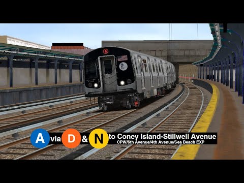 Openbve Special: (R179) A Train from Inwood-207th Street to Coney Island- Stillwell Avenue (Exp)