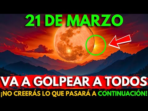 ¡Te lo advertí!🛑Eclipse Lunar 2025: ¡5 cosas que NECESITAS saber antes de la LUNA LLENA!🌕21 de marzo