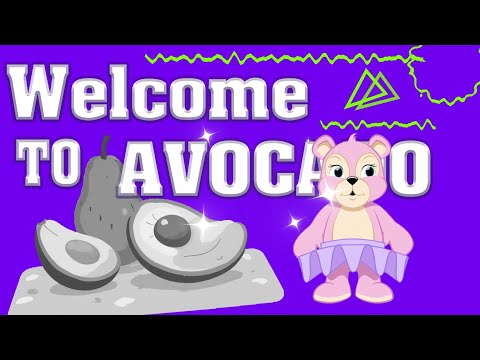 The Avocado Fruit | For Kids Learning | KSQUARRE | CUTE CARTOON