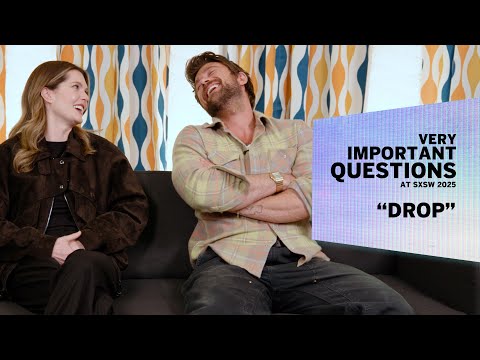 Meghann Fahy and Brandon Sklenar want you to stop talking during movies. Oh, and see ‘Drop’