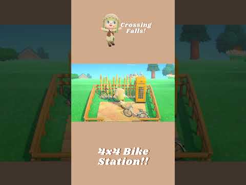 Making Mini Builds in ACNH - Bike Station! #acnhspeedbuild #acnhinspo #acnhchill #acnhkidcore