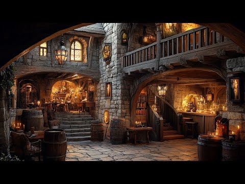 Medieval Tavern Ambience | Traditional Medieval Music and Instrumental Inn Melodies