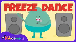 Party Freeze Dance Song - THE KIBOOMERS Preschool Songs for Circle Time