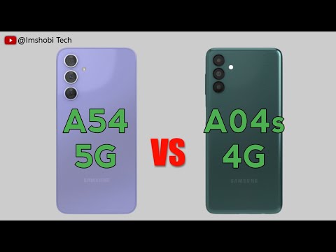 Samsung Galaxy A54 5G vs Samsung Galaxy A04s 4G - Full Comparison