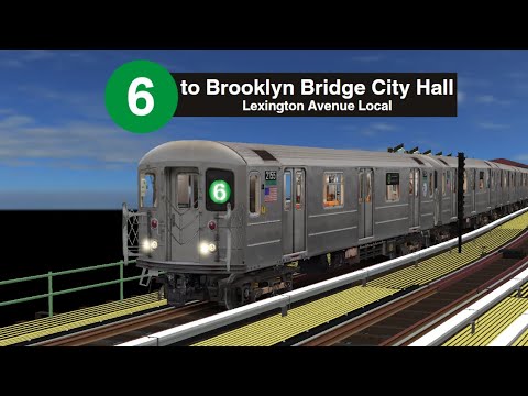 OpenBVE: R62a 6 Local Train from Pelham Bay Park to Brooklyn Bridge City Hall