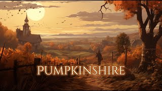 Rural Autumn Ambience and Music 🎃| cozy autumn village ambience with positive ambient music