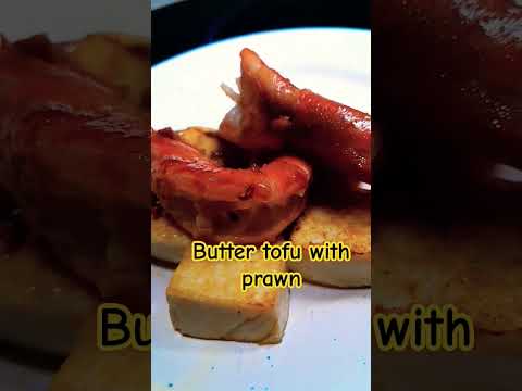 Butter Tofu with prawn #shortsvideo #shortsyoutube #cooking #prawn