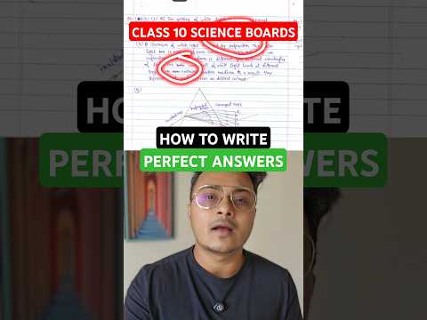 How to write Perfect Answers for CBSE Class 10 Science Boards? #abhisheksir #cbseclass10