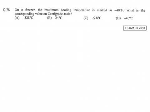 Thermodynamics | Problem 2 | IIT JAM BT 2013 solved | Qs. no. 78