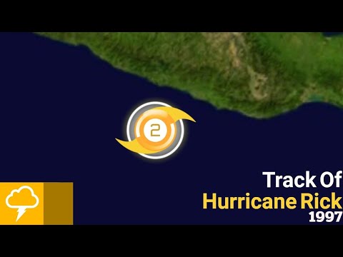 Track of Hurricane Rick/19E 1997