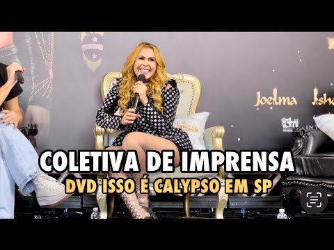 COLETIVA DE IMPRENSA JOELMA - DVD ISSO É CALYPSO TOUR EM SÃO PAULO (13/04/2023)