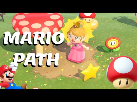 MARIO THEMED PATH in ACNH!