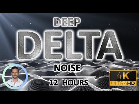 Deep Delta Healing Noise 🎧 | Sound Therapy for Deep Sleep | Reduce Cortisol & Anxiety | 12 Hours