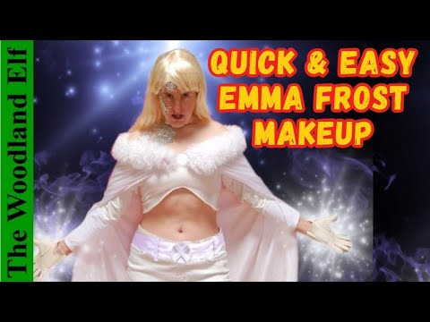 Quick and Easy Emma Frost Makeup Diamond Skin - Xmen