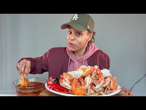 TRYING TO DO AN ASMR SEAFOOD BOIL