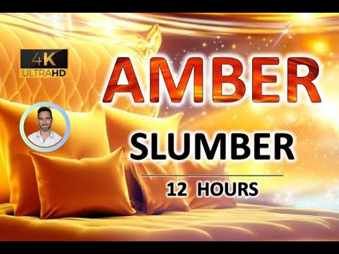 Amber Noise | Orange and Yellow | (12 Hours) BLACK SCREEN - Study, Sleep, Tinnitus Relief and Focus