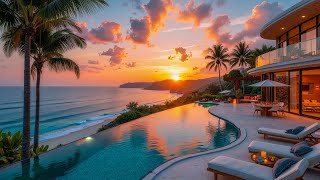 Smooth Jazz in the Morning - Uplifting Jazz Music with Seaside Villa Ambience for a Peaceful Start