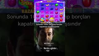 Bir gün bizimde biter mi bu borçlar #casino #slot #slotmachine #sweetbonanzahilesi