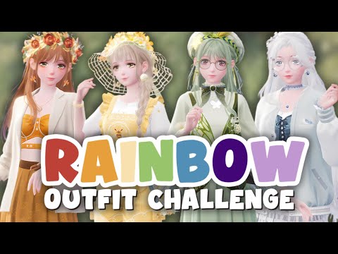 Attempting The Infinity Nikki Rainbow Outfit Challenge! 🌈