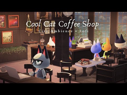 Cool Cat Coffee Shop with Raymond ☕ 1 Hour Chill Jazz Hop Lo-fi No Mid Ads 🎧 Study Music | Work Aid