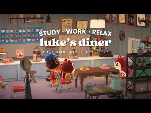 Luke’s Diner ☕ 1 Hour Gilmore Girls Inspired Acoustic Music No Mid Ads | Studying Music | Work Aid 🎧