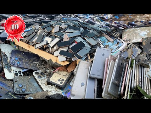 🤑Rescued Phones From Trash! UNBELIEVABLE Finds! - TOP 10 Of Restoration Videos