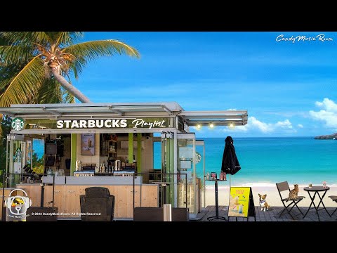 Chill Out with Seaside Starbucks Coffee Shop Music: Relaxing Cafe Playlist with Oceanfront Views