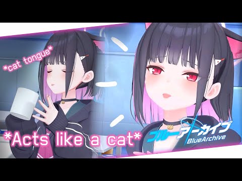 "I don't like cats" Kazusa Ep9 [Blue Archive]