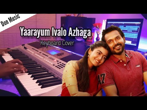 Yaarayum Ivalo Azhaga Song Keyboard Cover || Sultan || Karthi || Vivek - Mervin || Don Music