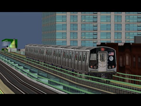 New R179s on the M Line! OpenBVE R179 M Train from Metropolitan Avenue to Myrtle Avenue Broadway