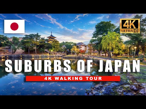 🇯🇵 Relaxing Japan Walking Tour - Exploring the Suburbs of Nara, Japan [ 4K HDR - 60 fps ]