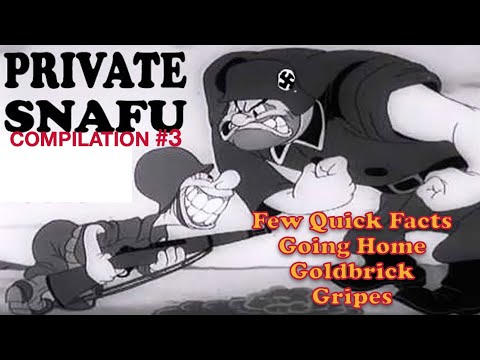 Private SNAFU Compilation #3 | World War-2 Army cartoons