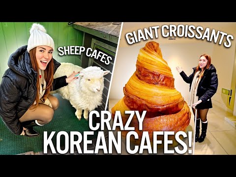 I Only Ate at the Craziest Cafes in Korea for 24 Hours!