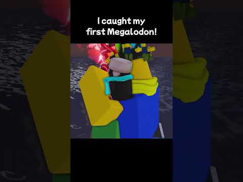 I CAUGHT MY FIRST MEGALODON SHARK (9,000 KG) #roblox #robloxfisch #fisch #robloxtrend