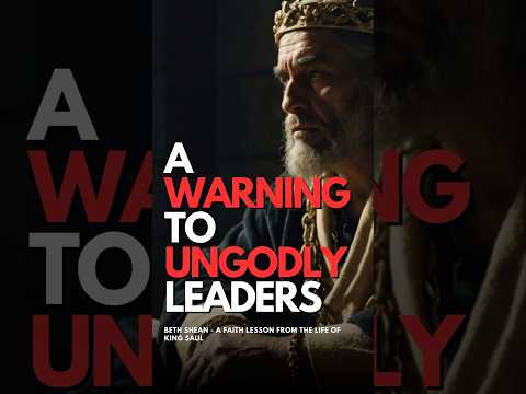 A Warning to Ungodly Leaders #history #kingsaul #faith #leadership #judgment #Saul #influence