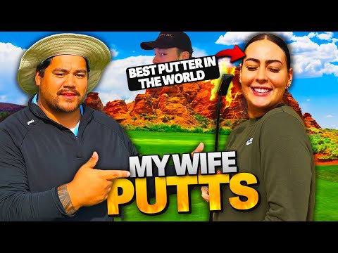 My wife Putts for me (Why is she so good)