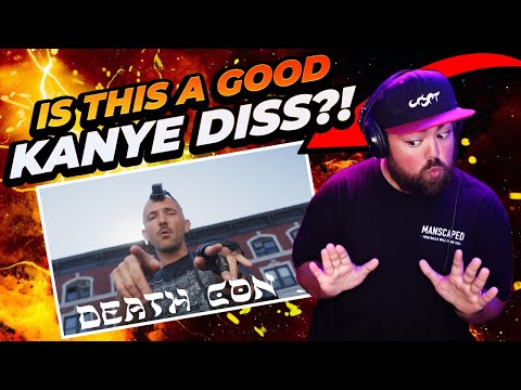 RAPPER REACTS to KANYE DISS | Kosha Dillz- Death Con 3 {Kanye West Diss}