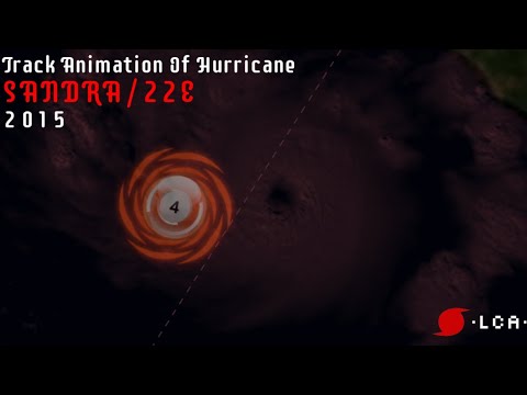 Track Of MJ Hurricane Sandra |2015| •LCA•