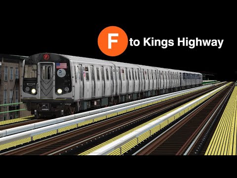 OpenBVE: R160A Alstom F Train from Jamaica 179th Street to Kings Highway